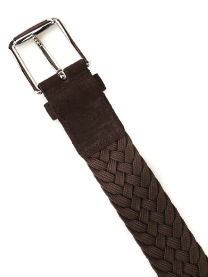 Tod's Braided Buckle Belt