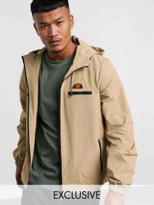 Ellesse Gregg Lightweight Jacket In Stone Exclusive At Asos