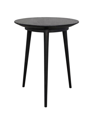 Tripod Side Table In Charcoal Black