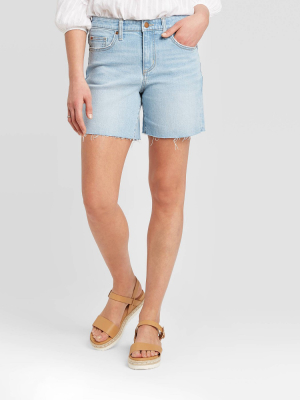 Women's High-rise Boyfriend Jean Shorts - Universal Thread™