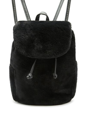 Faux Fur Backpack