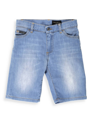 Dolce & Gabbana Kids Denim Bermuda Shorts