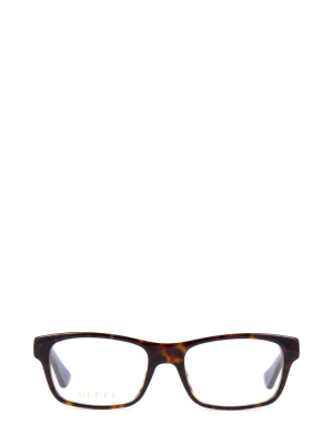 Gucci Eyewear Rectangular Frame Glasses