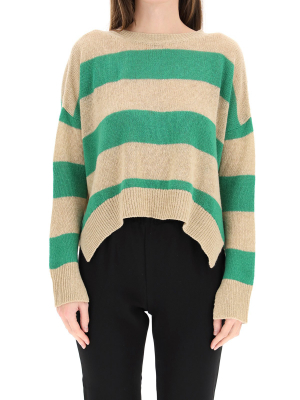 Marni Open Back Striped Sweater