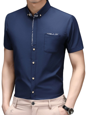 Pologize™ Elegant Chest Pocket Button Shirt