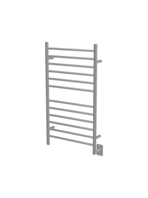 Amba Rwhl-sb Radiant Large Straight Hardwired Wall Mounted Towel Warmer, Brushed