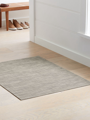 Chilewich ® Basketweave Oyster Woven Floormat 35"x48"