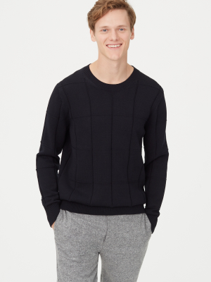 Grid Crew Sweater