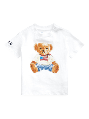 Polo Bear Cotton Jersey Tee