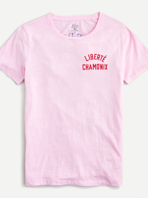 Vintage Cotton "liberté Chamonix" T-shirt