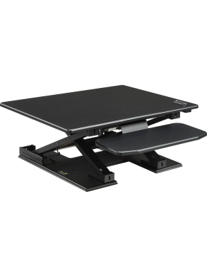 Lorell Sit-to-stand Electric Desk Riser - Black