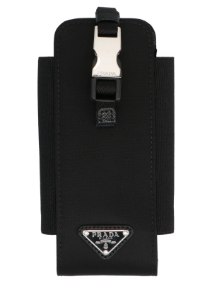 Prada Logo Plaque Phone Case