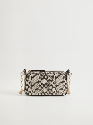 Snake Effect Mini Bag