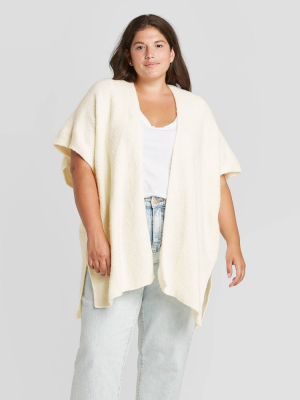 Women's Kimono Jacket Ruana - Universal Thread™