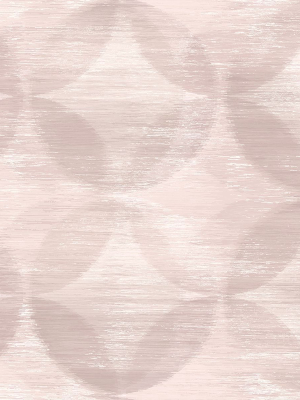 Alchemy Geometric Wallpaper In Blush From The Celadon Collection By Brewster Home Fashions