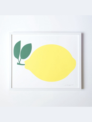 Lemon Citrus Screenprint