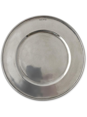 Convivio Charger - Solid Pewter