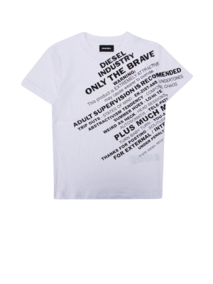 Diesel Kids Graphic Print T-shirt