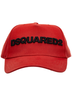 Dsquared2 Logo Embroidered Baseball Cap