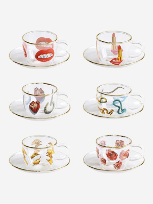 Toiletpaper Coffee Cup + Saucer Set - More Options