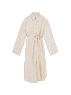 Mona Shirt Dress Creme