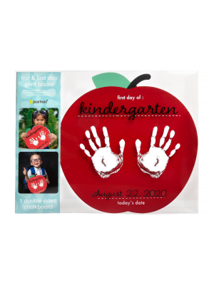 Pearhead First And Last Day Of School Handprint Board - Apple