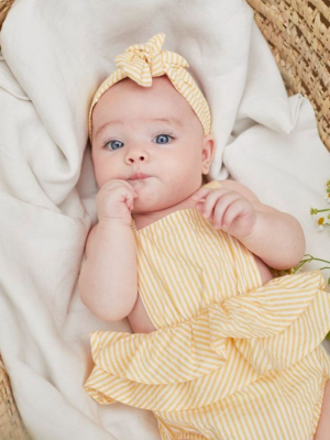 Striped Baby Romper