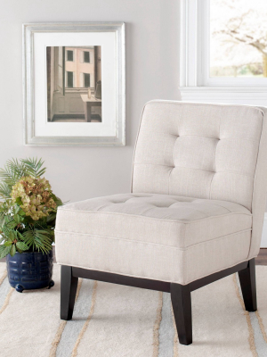 Angel Armless Club Chair Linen - Safavieh