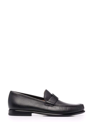 Salvatore Ferragamo Logo Plaque Loafers