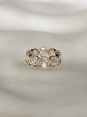 5mm Crown Bezel Diamond Eternity Ring