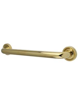 24" Camelon Decorative Grab Bar Polished Brass - Kingston Brass