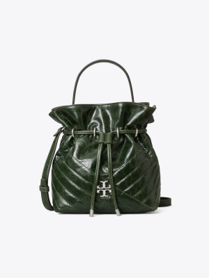 Kira Chevron Textured Mini Bucket Bag