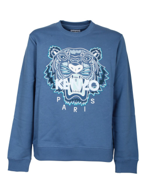 Kenzo Tiger Logo Embroidered Sweatshirt