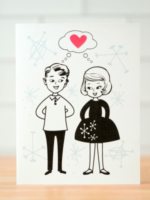 Thought Bubbles...  Love Card