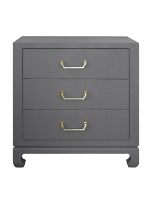 Worlds Away Camille 3-drawer Chest