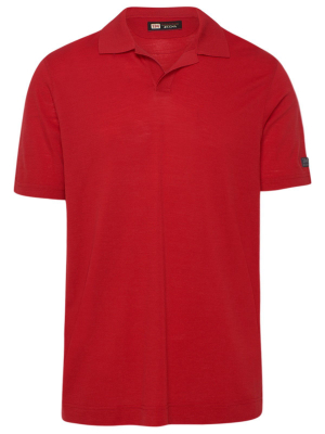 Z Zegna Short Sleeve Polo Shirt