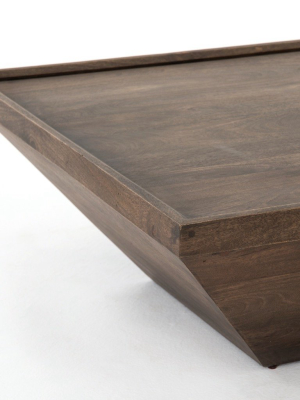 Drake Coffee Table - Aged Brown