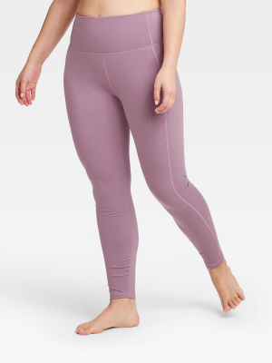 Women's Contour Power Waist High-waisted Leggings 27" - All In Motion™ Purple