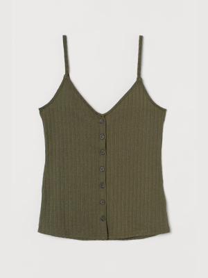 Ribbed Camisole Top
