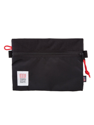 Accessory Bag Medium: Black/black