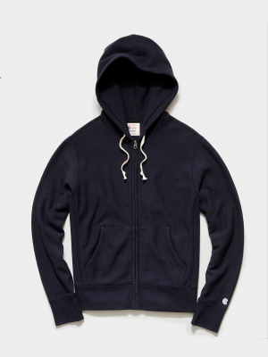 Midweight Full Zip Hoodie In Original Navy