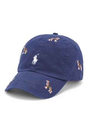 Embroidered Chino Cap