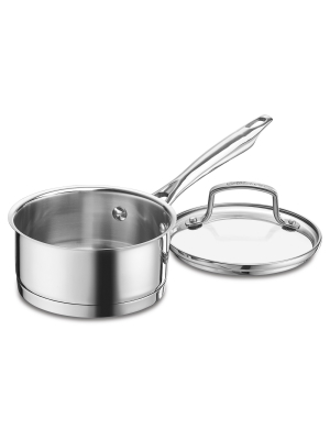Cuisinart Professional Series 1qt Stainless Steel Saucepan With Cover - 8919-14