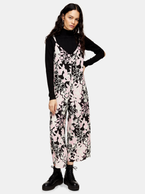 Floral Print Slouch Jumpsuit