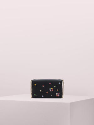 Margaux Enamel Spade Chain Wallet