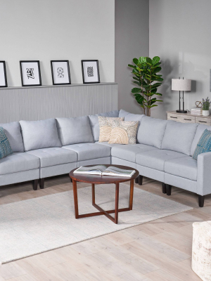 Zahra 7pc Sectional Couch - Christopher Knight Home