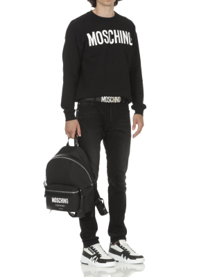 Moschino Logo Plaque Belt