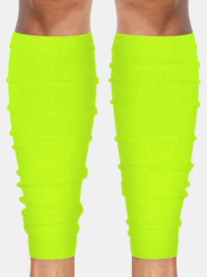 Safety Yellow Football Leg Sleeves