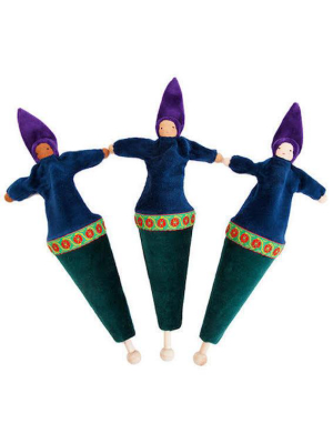 Cone Puppet Boy Dolls