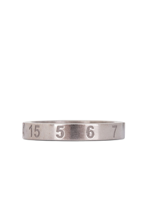 Maison Margiela Sm2uq0007 Ring - Silver Burattato